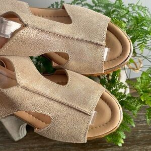 Cordani Luxury Woven Italian Platform Sandals Womens 8 - 8.5‎ EU 39 Shoes